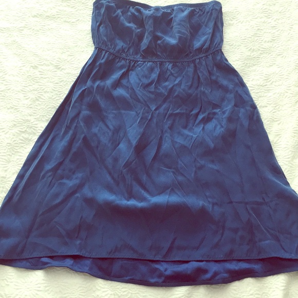 Hurley Strapless Short Silk Dress - Picture 1 of 1